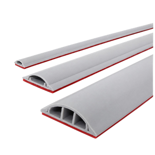 CANALETA PVC PISO ECON AUTOADHESIVO ROJO